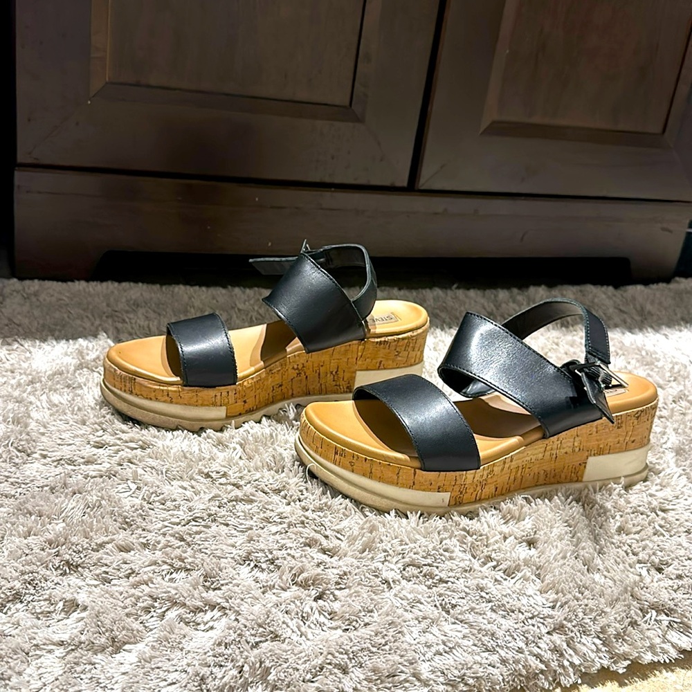 Steve Madden Cork Platform Sandals